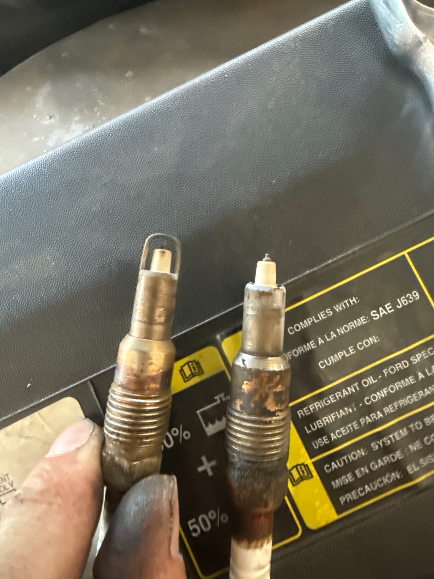 Spark plugs pulled — Misfire diagnosis, Sam's Auto mobile mechanic in Douglas, GA