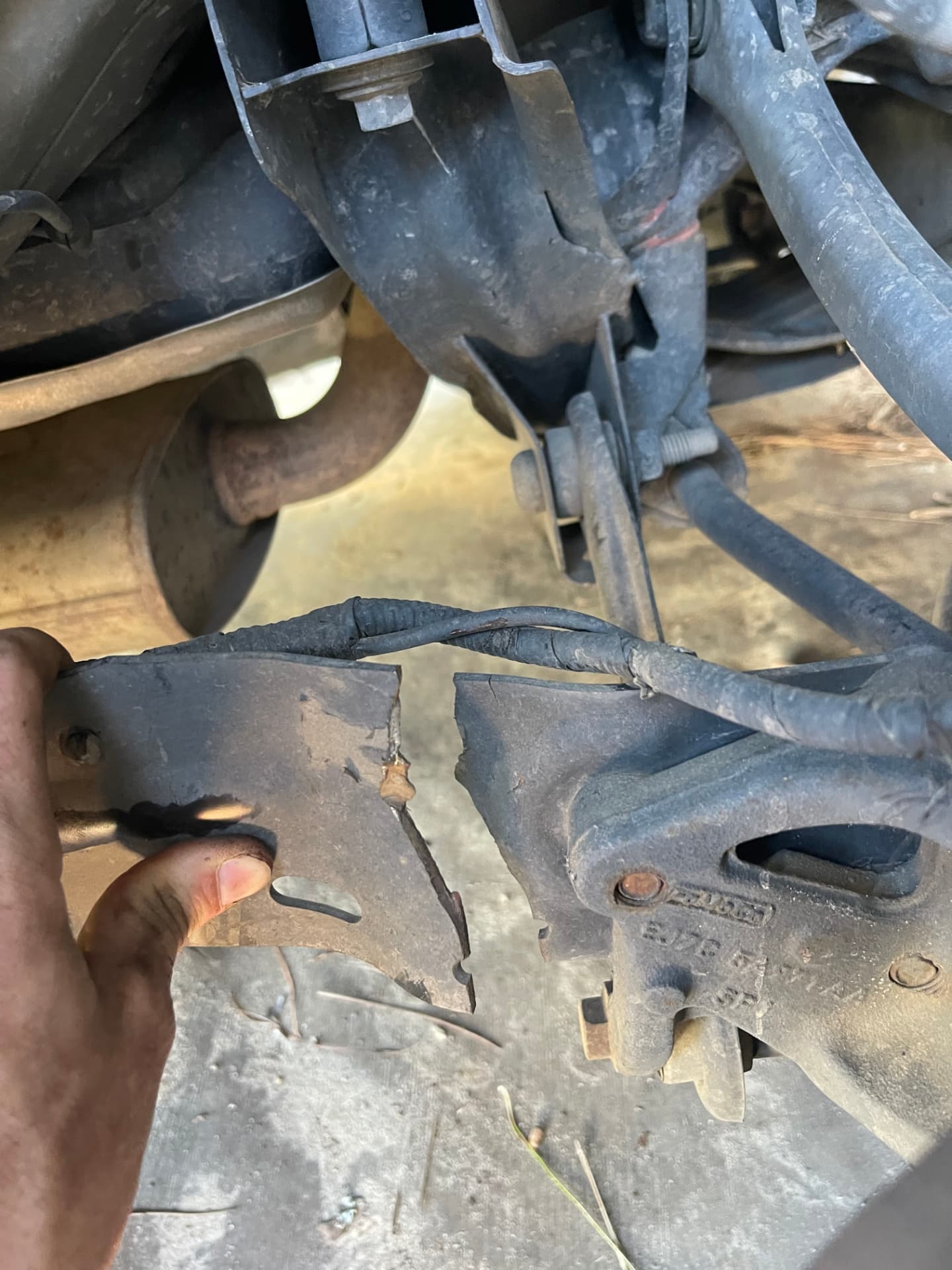 Rusted bracket repair — Southeast Georgia rust, Sam's Auto mobile mechanic in Douglas, GA